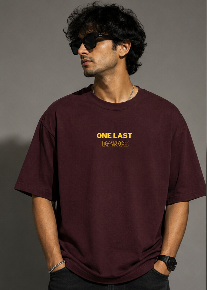 One Last Dance Kollywood Jesus Oversized T-Shirt | Front-Back Print Tee